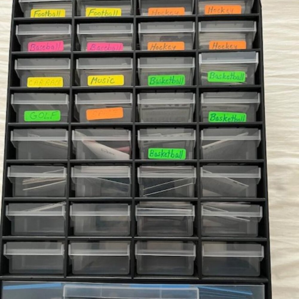 HUGE collection of collector  MINT cards in  collator case